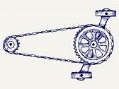 19483622-engranajes-de-la-cadena-estilo-doodle