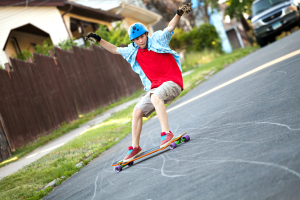 Longboarder Teen